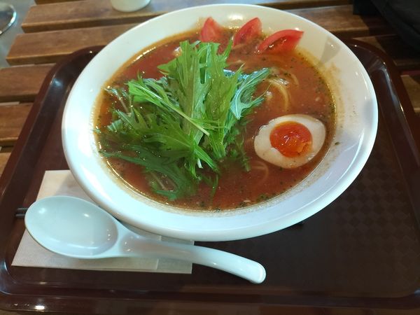 「トマトラーメン850円税込み」@らーめん 愛彩流の写真