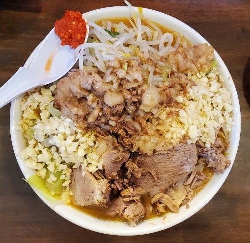 「ラーメン350g味噌に変更」@龍麺 ふえ郎の写真