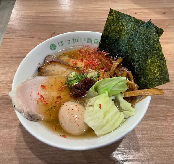 「【限定】海老塩そば」@はつがい商店の写真