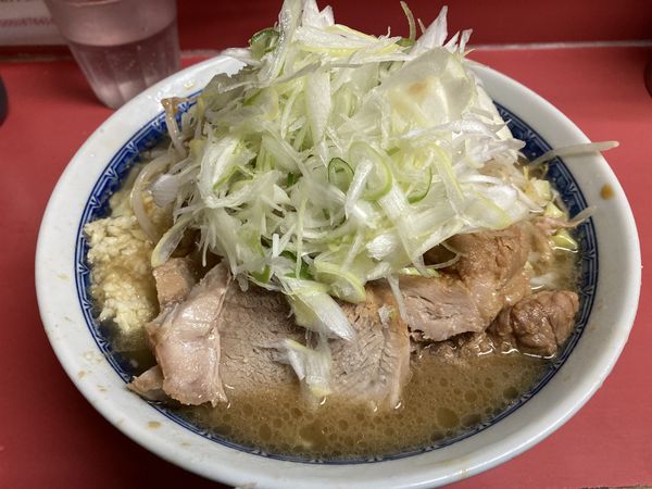 「小ラーメン少なめ＋ネギ」@ラーメン二郎 桜台駅前店の写真