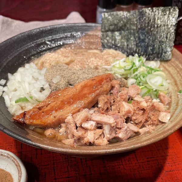 「煮干しまぜそば」@食処 渓の写真