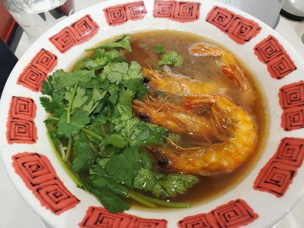「殻ごと！海老担仔麺」@バーミヤン みなとみらい店の写真