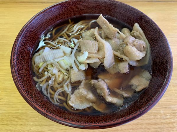 「肉そば(470円)」@北品川弁当の写真