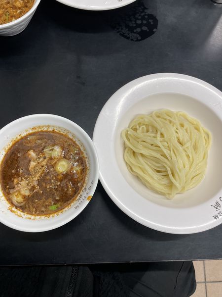 「担々つけ麺」@中国手打拉麺 馬賊 日暮里店の写真