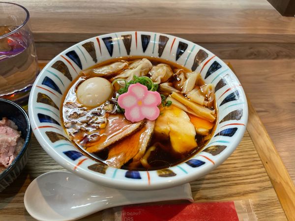 「特製わんたんえびそば」@えびそば 緋彩の写真