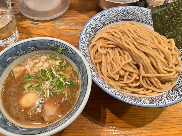 「濃厚味玉入つけ麺　大盛」@道玄坂マンモスの写真