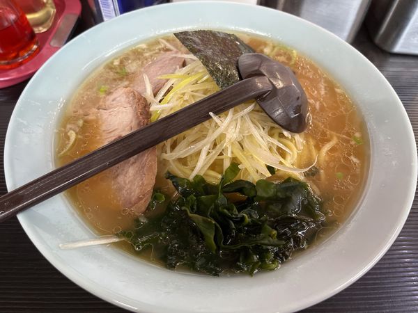 「ネギラーメン　麺硬め　650円」@ニューラーメンショップ 南大野店の写真