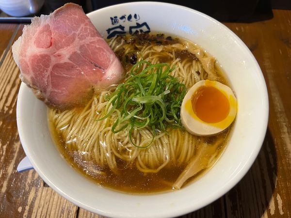 「醤油らぁめん　特盛」@麺づくり 蒼空 本店の写真