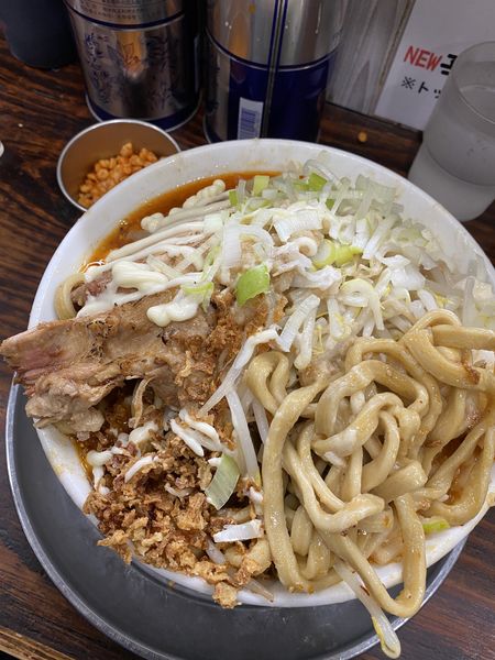 「限定 味噌ラー油マヨネーズ 1000」@麺でる 川崎店の写真