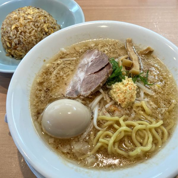 「味噌らぁ麺880円味玉ｸｰﾎﾟﾝ他」@らぁ麺はやし田 南船橋店の写真