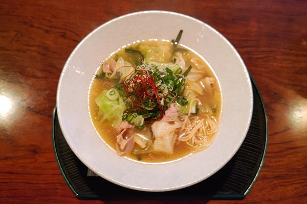 「ホルモンラーメン」@スナック メルヘンの写真