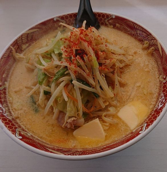 「【冬季限定】味噌カレー牛乳タンメン」@あぢとみ食堂の写真