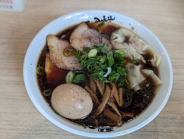 「中華そば並肉増し」@麺屋 丈六 キーノ和歌山店の写真