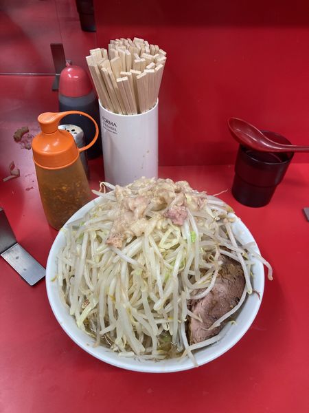 「小豚　麺半分」@ラーメン二郎 一橋学園店の写真