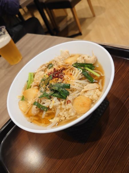 「ガッツリ国産ニンニクもやしラーメン」@らーめん 虎たんの写真