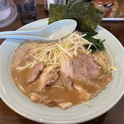 ネギラーメン(＋チャーシュー、麺半玉増量)