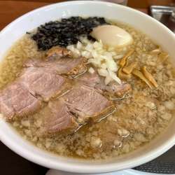 背脂煮干(900円)＋卵(130円)