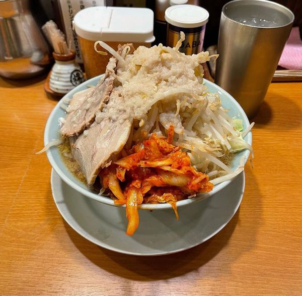 「まんてんラーメン　ましまし　キムチ」@麺屋 まんてんの写真