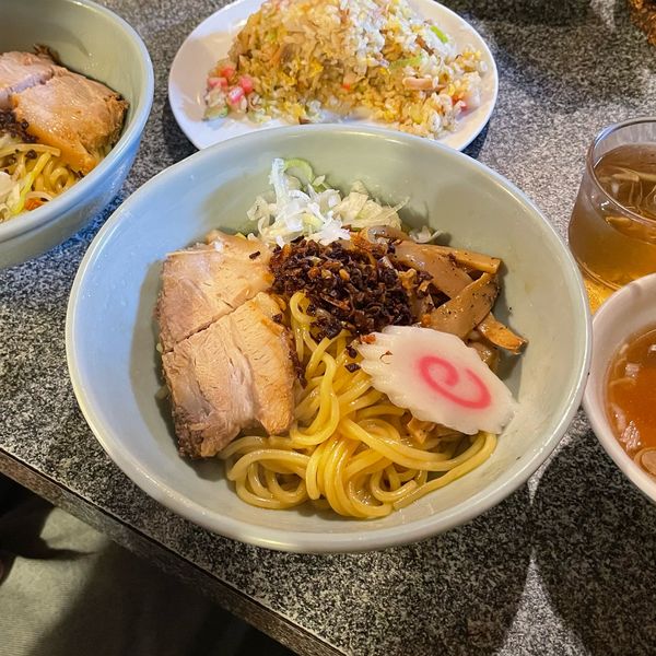 「あぶら〜麺　半チャーハン」@あぶら〜亭 桜上水本店の写真