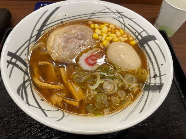 「蓮田くろはまラーメン(味噌)」@蓮田SA下りフードコートの写真