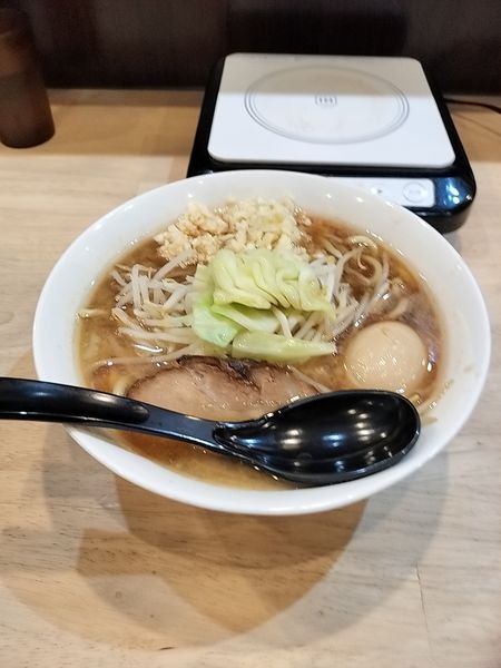 「ラーメン野菜少なめ」@麺屋 あびすけ 東山田店の写真