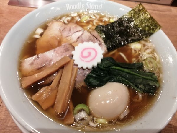 「TOKYO中華そば¥900＋味玉（クーポン無料）」@Noodle Stand Tokyoの写真