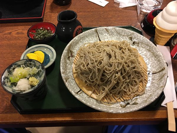「粗びき蕎麦」@そばカフェ水舎の写真