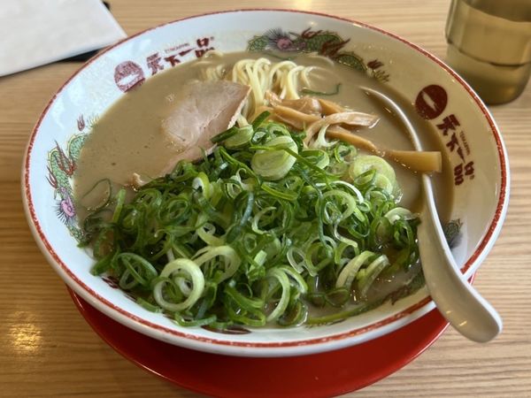 「らーめんこってりネギトッピング」@天下一品 多摩ニュータウン店の写真