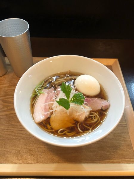 「特製醤油ラーメン」@のど黒らぁ麺 永屋の写真