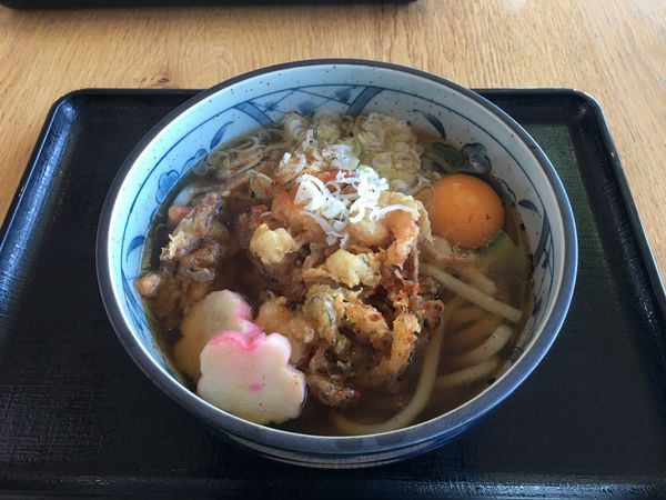「天玉うどん」@菖蒲のごはん屋さんの写真