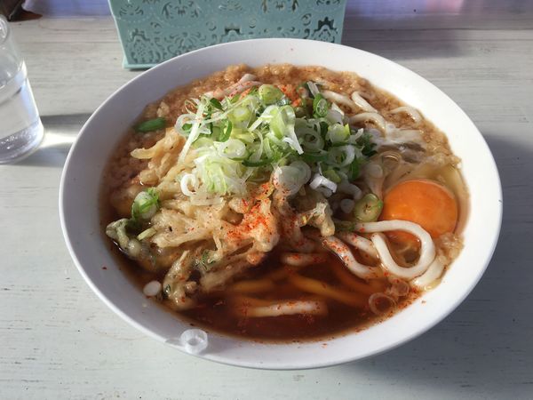 「天玉うどん大盛り」@立食そば・うどん サン・フーズ 泉下川店の写真