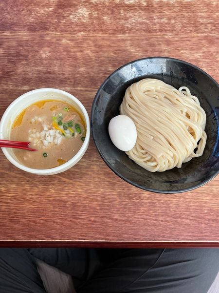 「鶏白湯塩つけめん」@麺堂 稲葉の写真