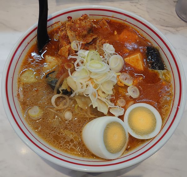 「五目蒙古タンメン(麺少なめ、980円)」@蒙古タンメン中本 熊谷店の写真