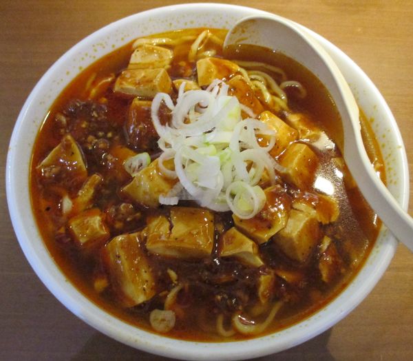 「麻婆メン（麺少な目）850円」@昌平ラーメンの写真