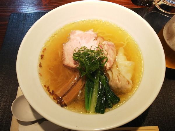 「らー麺（塩味）　1000円」@らーめん 鉢ノ葦葉の写真