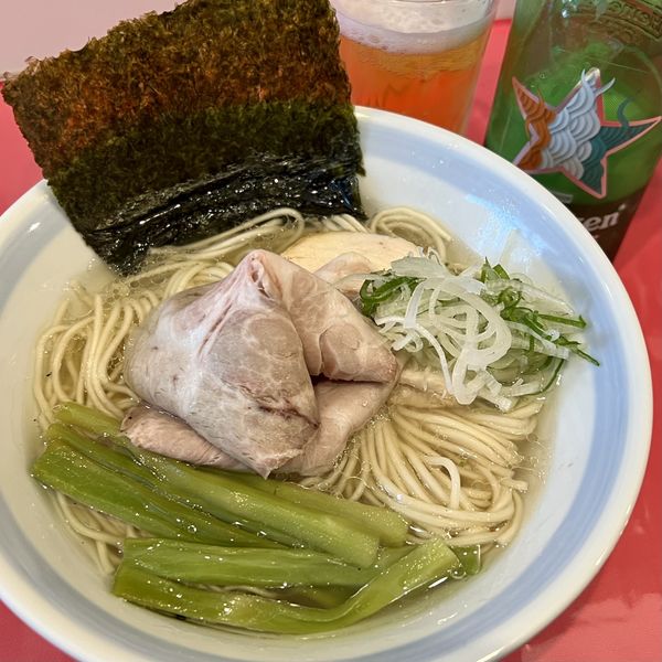 「汐上湯らぁ麺＋ハイネケン小瓶」@ハイデンコッコFACTORY 戦慄のワコマチカの写真