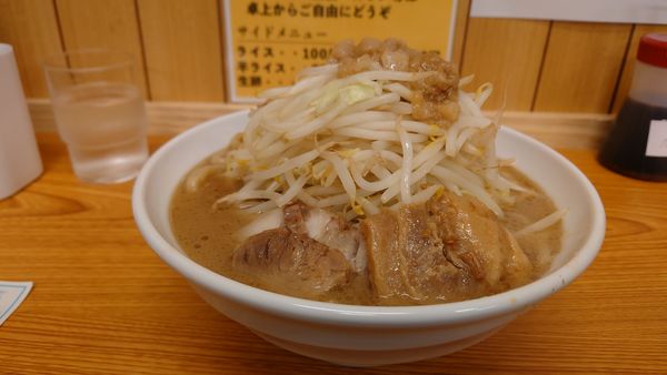「ラーメン小　ヤサイアブラマシ　¥750」@東京味噌とんかつ 麺処 幸の写真