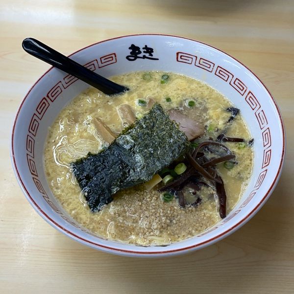 「卵とじ長浜ラーメン」@九州博多 長浜らーめん まき 池田公園本店の写真