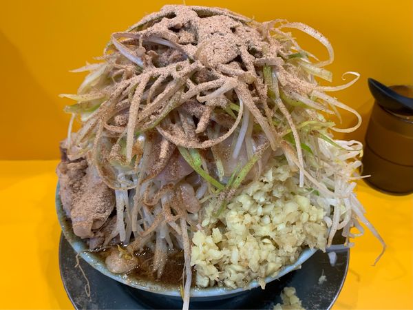 「(限定)黒い堕天使 小 ニンニクマシマシアブラマシマシ」@ラーメン二郎 八王子野猿街道店2の写真