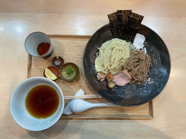 「つけ麺（しょうゆ味）」@飯田商店 湯河原本店の写真