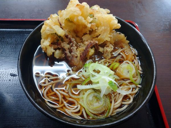 「ゲソかき揚げそば(450円)」@天かめ 両国店の写真