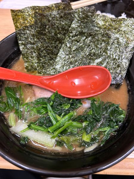 「ラーメン　並」@横浜ラーメン 武蔵家 御茶ノ水店の写真