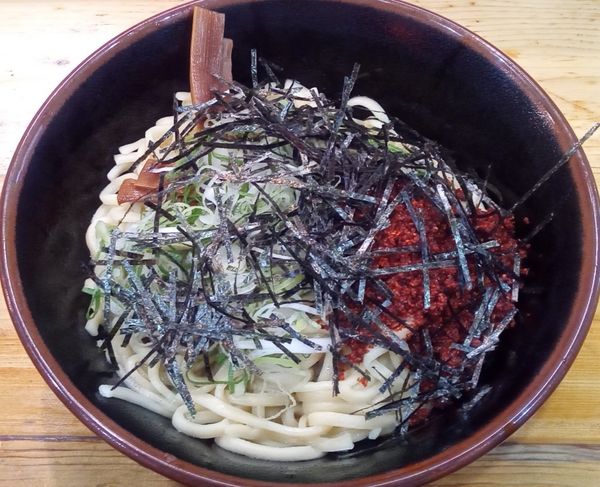 「地獄油そば　特盛」@油そば専門店 ぶらぶら 鶴ヶ峰店の写真