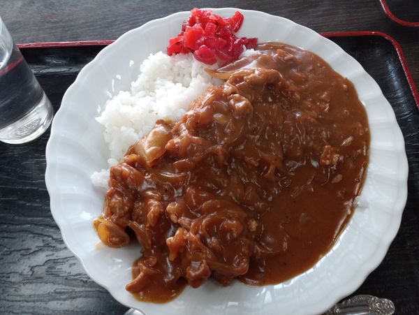 「カツカレー800円」@生そば小西屋の写真