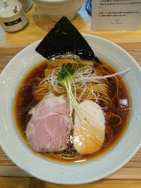 「TOKYOBLUES＋鶏醤油らぁ麺」@MENYA NAKAGAWAの写真