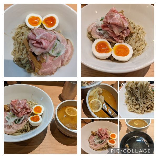 「特製塩つけ麺(プレオープン無料)」@セキレイ 〜NIBOSHI no D5〜の写真