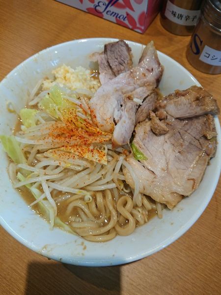 「ラーメン 並 (300g) 麺少なめ 野菜少なめ」@ラーメン 池田屋 高田馬場店の写真
