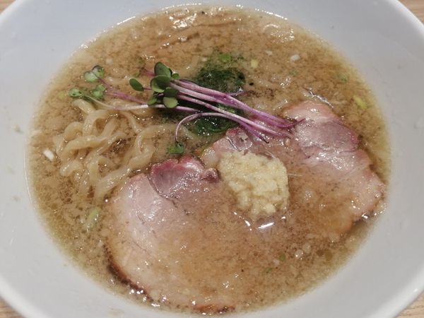 「背脂生姜のしおらーめん¥950」@しおらーめん進化 2ndの写真