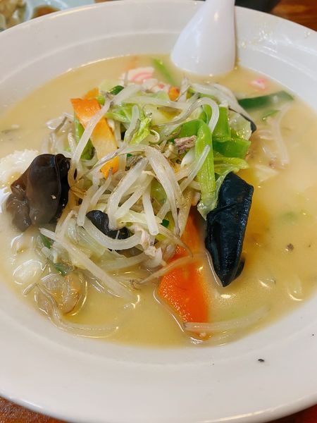 「とんこつちゃんぽん」@会津ばんだいらーめん 伊勢崎店の写真