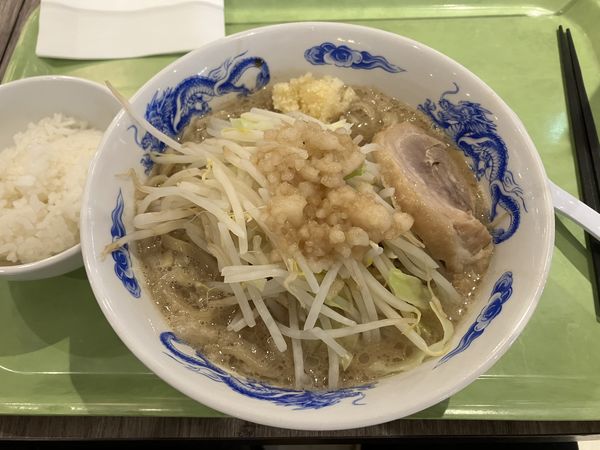 「ラーメン アブラマシニンニクマシ」@ジャンクガレッジ イオンタウンふじみ野店の写真